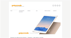 Desktop Screenshot of gestpromedia.com